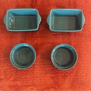 Ceramic Ramekin and Loaf Pan Set